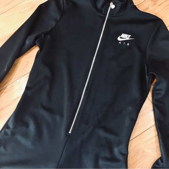 Nike one piece shorts romper running cycle outfit black small zip up - Picture 7 of 7